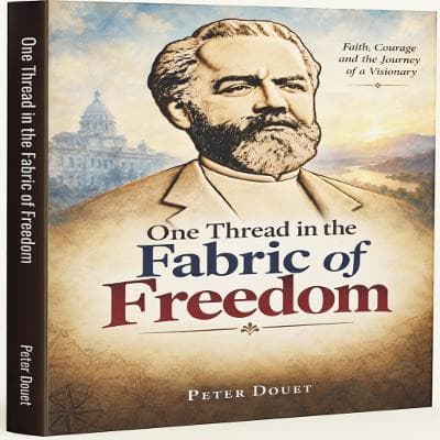 One Thread in the Fabric of Freedom by Peter Douet, front and back covers