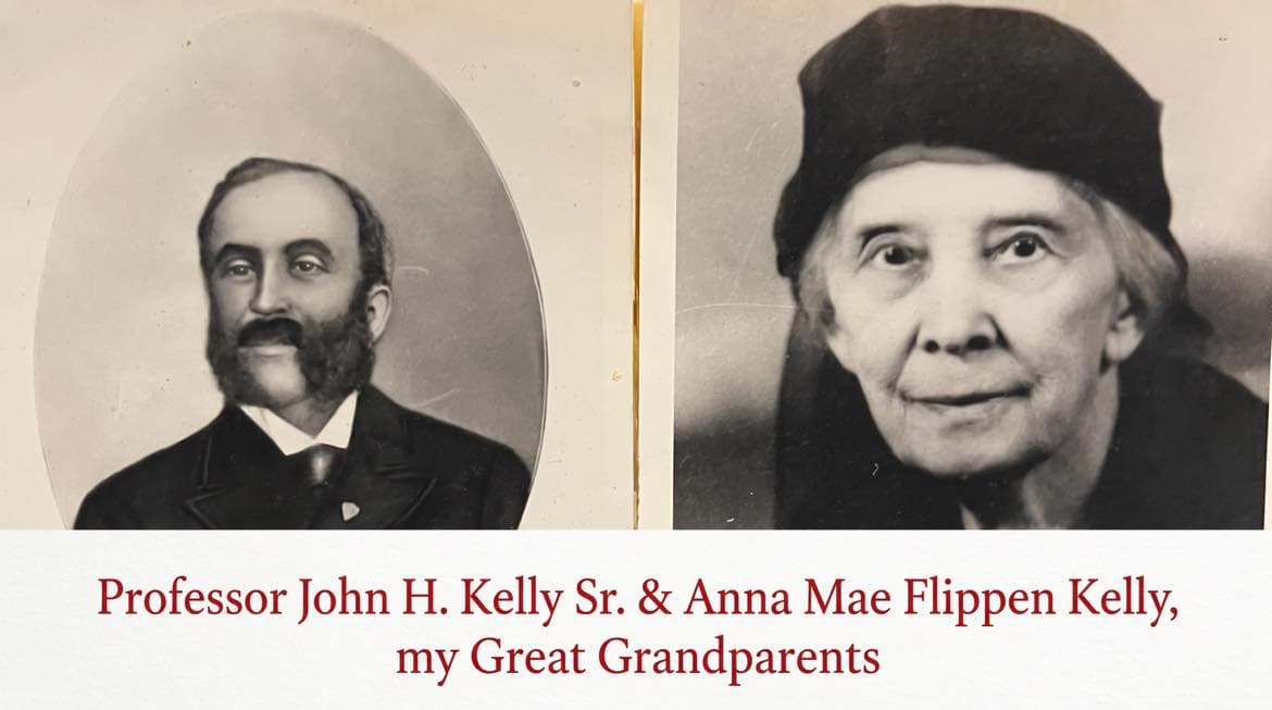 Portrait of Pr.John H.Kelly Sr. & Anna Mae Flippen Kelly
